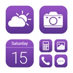 Logo of Wow Purple White - Icon Pack android Application 